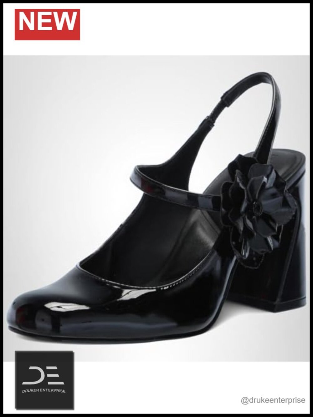Karl Lagerfeld Pierra Slingback Pump Faux Leather Dress Shoes